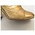 BOTAS DE MONTA CHANEL EGYPTE 38.5 PIEL EFECTO COCODRILO Dorado - vista 14
