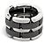 ANELLO CHANEL ULTRA GM J2641 T45 IN CERAMICA NERA & ORO BIANCO 18K Nero - vista 2