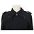 ABRIGO IMPERMEABLE BURBERRY TRENCH LARGO MEDIO BRIT 3762793 M 38 NEGRO COAT - vista 2