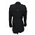 ABRIGO IMPERMEABLE BURBERRY TRENCH LARGO MEDIO BRIT 3762793 M 38 NEGRO COAT - vista 3