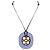 Hermès COLLANA HERMES PENDENTE LIFT GM H044536F CORNO DI BUFALO E LACCA Turchese - vista 2