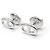 Hermès NEW HERMES FARANDOLE EARRINGS VERY SMALL MODEL SILVER EARRINGS Silvery - view 2