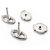 Hermès NEW HERMES FARANDOLE EARRINGS VERY SMALL MODEL SILVER EARRINGS Silvery - view 5