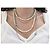 COLLANA CHANEL SAUTOIR LUNE STELLE LOGO CC STRASS PERLE 94CM Argento - vista 8