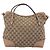 Gucci Bree Convertible Top Handle GG Canvas with Leather Medium Beige - vista 2