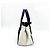Balenciaga Cabas in tela blu navy e pelle Medium Nero - vista 3