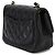 Chanel Mini Matelassé Schultertasche mit Kette Schwarz - Ansicht 4