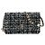 Chanel Matelassé Chain Wallet Schwarz Weiß