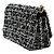 Chanel Matelassé Chain Wallet Schwarz Weiß - Ansicht 3