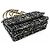 Chanel Matelassé Chain Wallet Schwarz Weiß - Ansicht 4