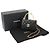 Borsa a mano Chanel Matelasse Chain Clutch in pelle d'agnello nera Nero - vista 2