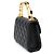Borsa a mano Chanel Matelasse Chain Clutch in pelle d'agnello nera Nero - vista 4
