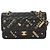Borsa a tracolla con catena Chanel Matelasse 25 Nero