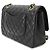 Borsa a tracolla con catena Chanel Matelasse 25 Nero - vista 3