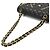 Borsa a tracolla con catena Chanel Matelasse 25 Nero - vista 5