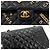 Borsa a tracolla con catena Chanel Matelasse 25 Nero - vista 9