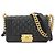 Bolso de hombro Chanel Boy Small con cadena Negro