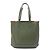 Borsa Tote Alexander McQueen in pelle di vitello kaki Cachi - vista 3