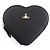 Borsa a tracolla Vivienne Westwood Saffiano New Heart Nero