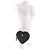 Borsa a tracolla Vivienne Westwood Saffiano New Heart Nero - vista 2