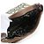 Borsa a mano in pelle Longchamp Amazone Chain Marrone - vista 9