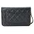 Cartera de cadena clásica Chanel Matelassé Negro - vista 3