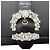 Jimmy Choo Schulterbrieftasche aus Leder mit Strass-Kettenriemen Schwarz - Ansicht 12