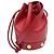 Borsa a tracolla in pelle rossa Salvatore Ferragamo Rosso - vista 2