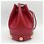 Borsa a tracolla in pelle rossa Salvatore Ferragamo Rosso - vista 3