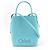Saco Micro Tote Chloé Sense Azul