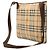 Bolso de hombro Burberry Nova Check Negro Beige Burdeos Marrón oscuro - vista 3