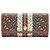 Cartera Continental Burberry TB Monogram Stripe Castaño Negro Roja Beige Crudo