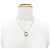 Collana Miu Miu 5JC756 con logo placcato oro e catena di perle sintetiche D'oro - vista 3