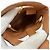 Borsa a tracolla Chloé in pelle marrone - vista 9