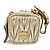 Charm in pelle Miu Miu D'oro