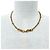 Collana Choker a catena con logo Miu Miu D'oro - vista 3