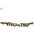 Collana Choker a catena con logo Miu Miu D'oro - vista 4