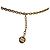 Collana Choker a catena con logo Miu Miu D'oro - vista 6