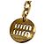 Collana Choker a catena con logo Miu Miu D'oro - vista 7
