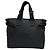 Borsa Tote Grande Burberry in Nylon Check Jacquard Nero