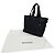 Borsa Tote Grande Burberry in Nylon Check Jacquard Nero - vista 2