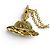 Collana Vivienne Westwood Gold Rhinestone D'oro - vista 5