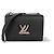 Louis Vuitton Twist Epi Leather MM Schwarz