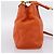 Miu Miu Caribou Convertible Tote Leather Medium Arancione - vista 5