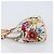 Gucci Joy Bardot Hobo Flora Canvas Medium Multicolor - vista 6