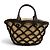 Tod's Raffia Charm & Pouch Bag Brown - view 3