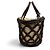 Tod's Raffia Charm & Pouch Bag Brown - view 4