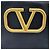 Necessaire in pelle con zip Valentino V-logo Nero - vista 5
