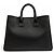 Borsa a mano in pelle media Burberry Bermondsey Check Nero - vista 4