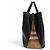 Borsa a mano in pelle media Burberry Bermondsey Check Nero - vista 5